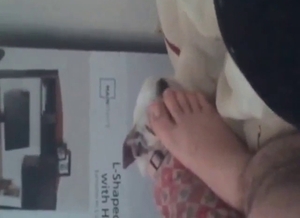 POV toe worship with a zoophile who gets it good